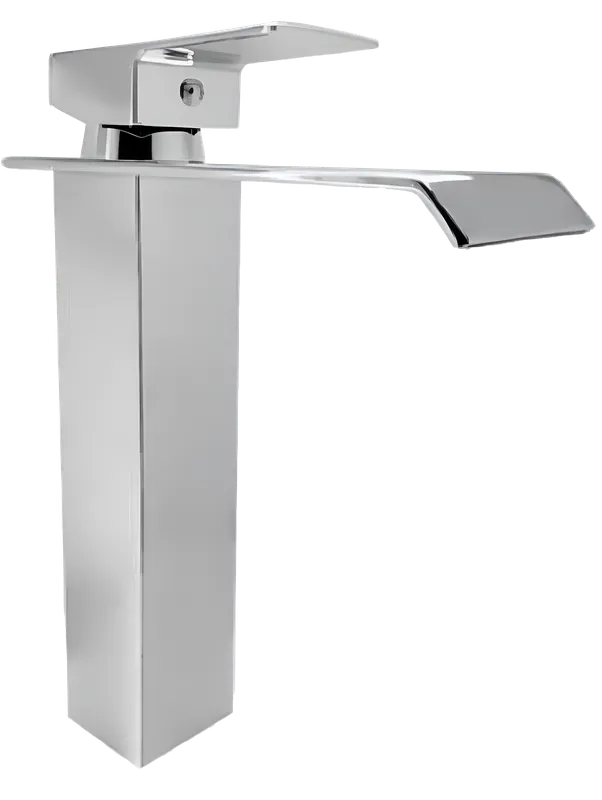 1020 tipo cascada, grifería de baño monocontrol, en cromado