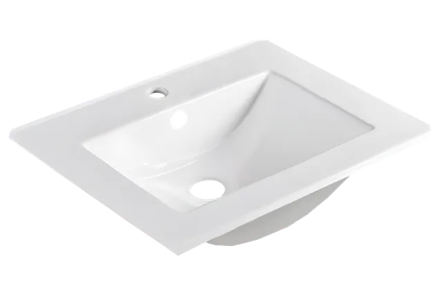 4003, lavamanos de empotrar, en blanco
