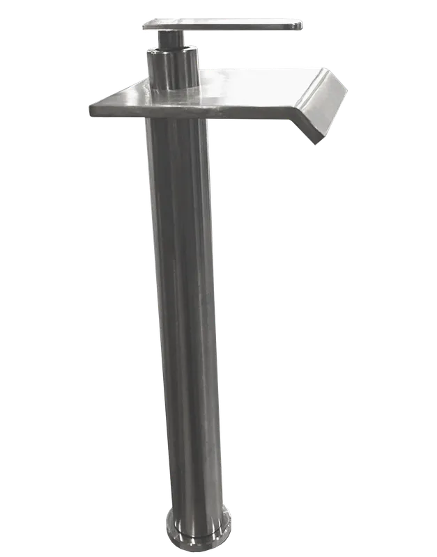 Aragona alta, grifería de baño de agua fría, en satinado
