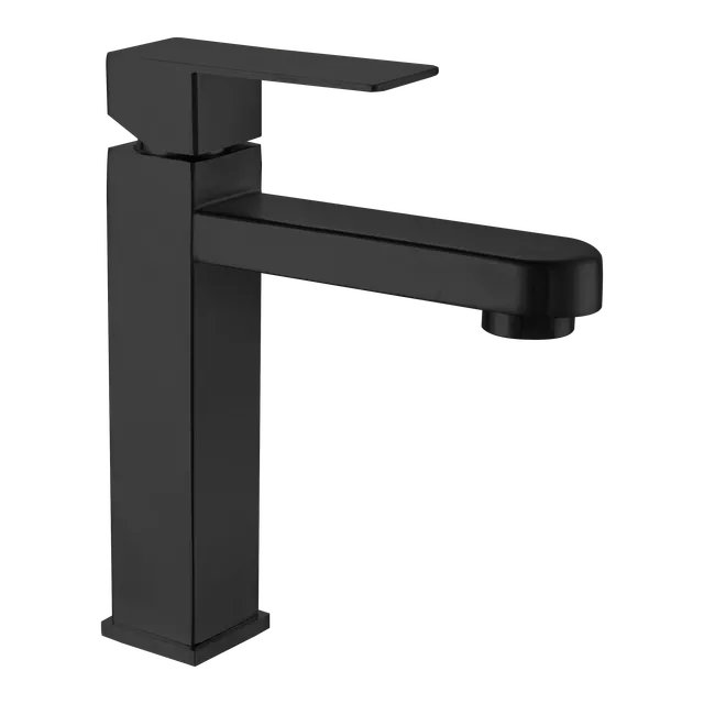 Argel, grifería de baño de agua fría, en negro