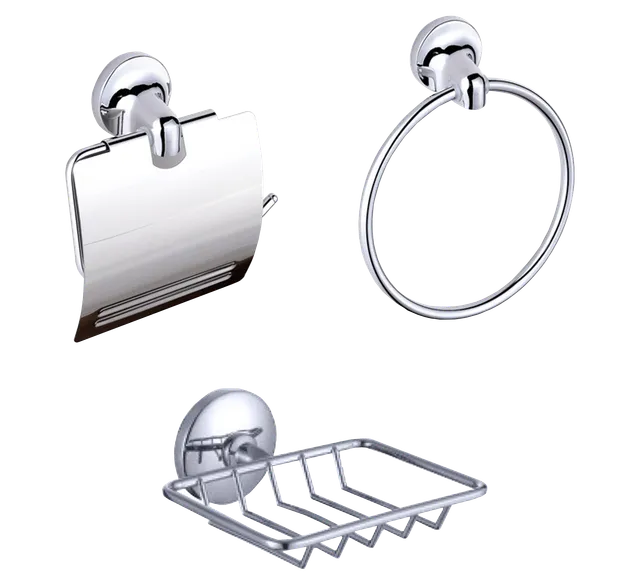 Bélgica 3 piezas, juego de accesorios de baño, en cromado