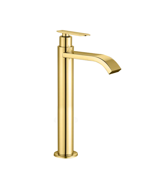Brasil alta, grifería de baño de agua fría, en dorado