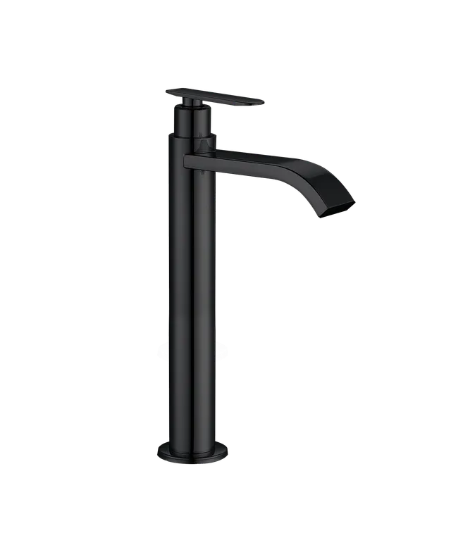 Brasil alta, grifería de baño de agua fría, en negro