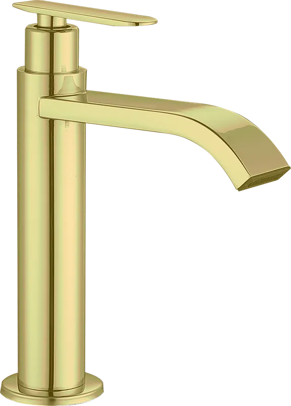 Brasil media, grifería de baño de agua fría, en dorado