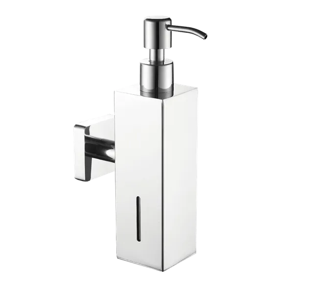 Dispensador de jabón de acero inoxidable, dispensador de jabón, en cromado