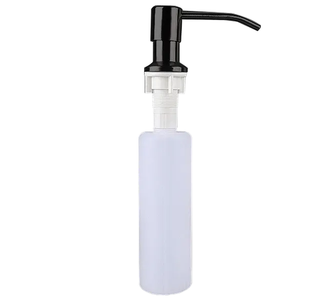 Dispensador de jabón para cocina, dispensador de jabón, en negro