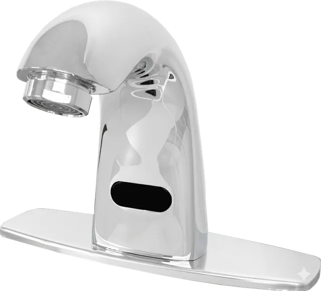 Faucet sensor, grifería con sensor, en cromado