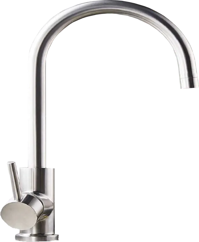GW CF 002, grifería de cocina monocontrol, en satinado