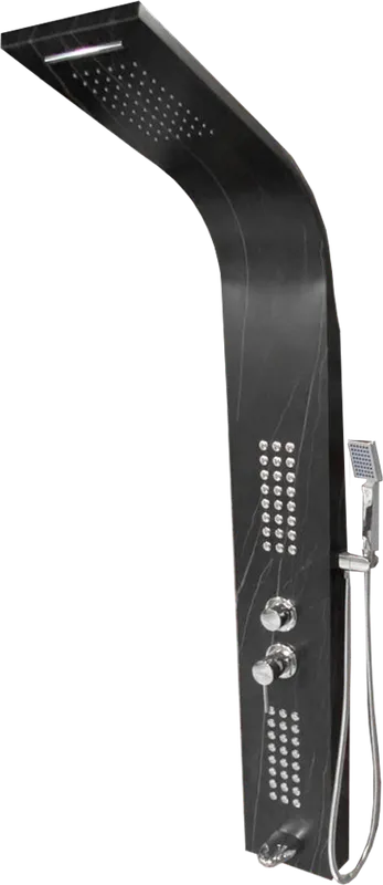 Hermes MT-5501, torre de ducha, en mármol negro