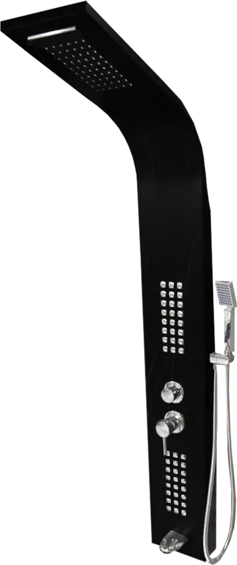 Hermes MT-5501, torre de ducha, en negro