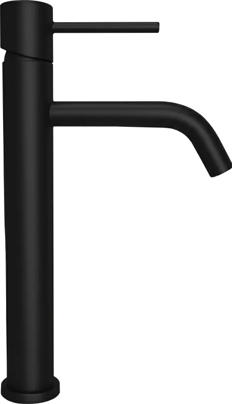 Iris alta 304, grifería de baño monocontrol, en negro