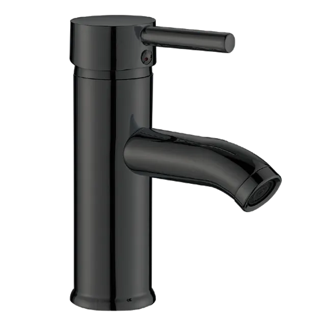 Iris media, grifería de baño monocontrol, en negro
