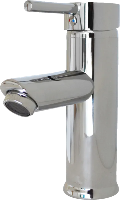Iris media pico recto, grifería de baño monocontrol, en cromado