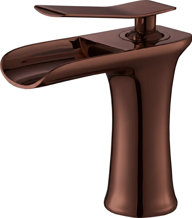 Leal media, grifería de baño monocontrol, en oro rosa