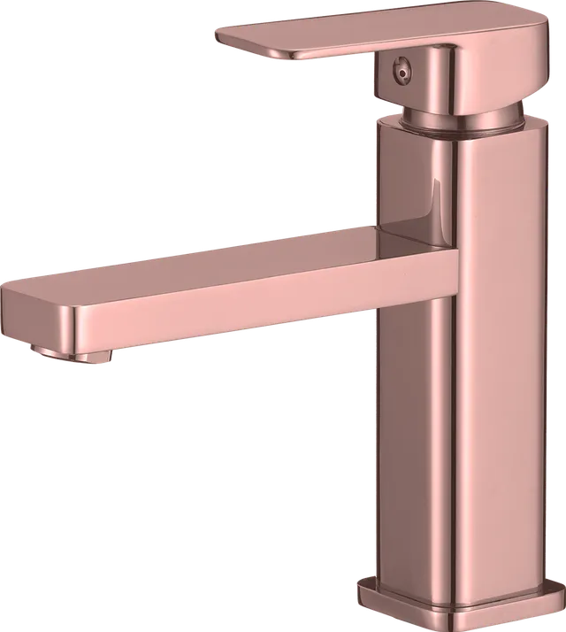 Montecarlo media, grifería de baño monocontrol, en oro rosa