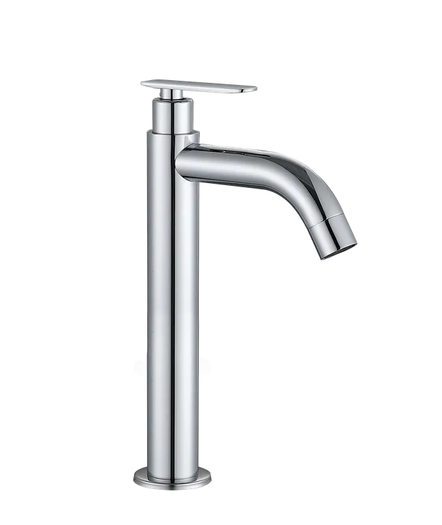 Sao Pablo alta, grifería de baño de agua fría, en cromado