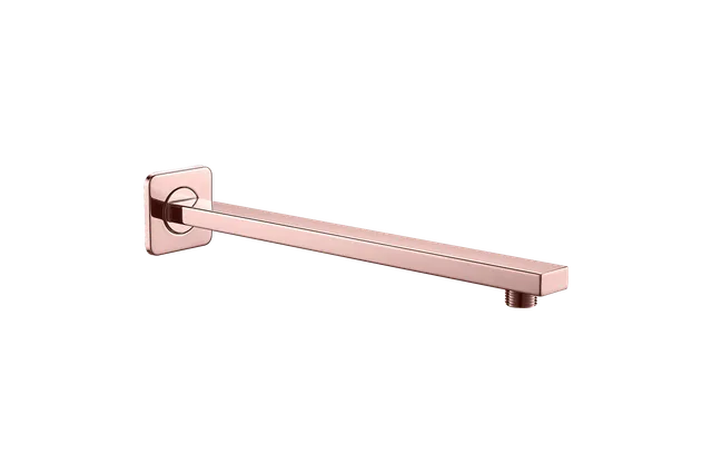 Tubo cuadrado, tubo de ducha, en oro rosa