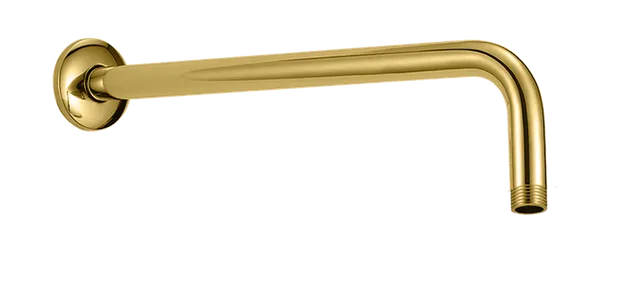 Tubo redondo, tubo de ducha, en dorado